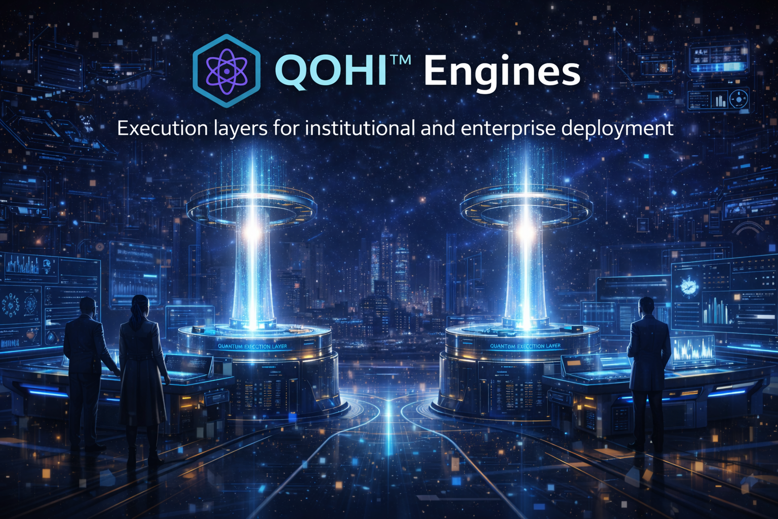 QOHI™ Engines in a futuristic tech hub