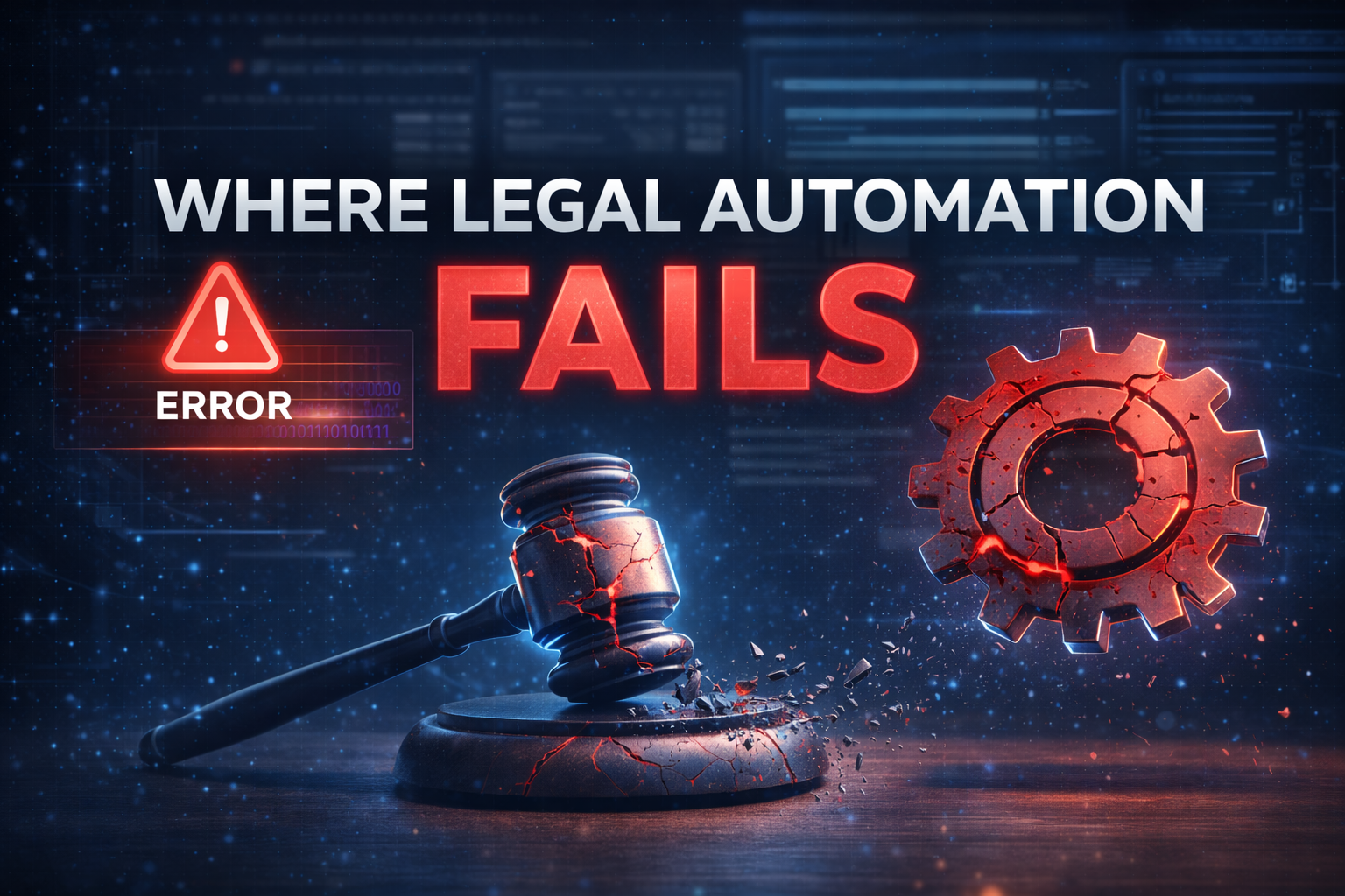 Legal automation breakdowns and errors